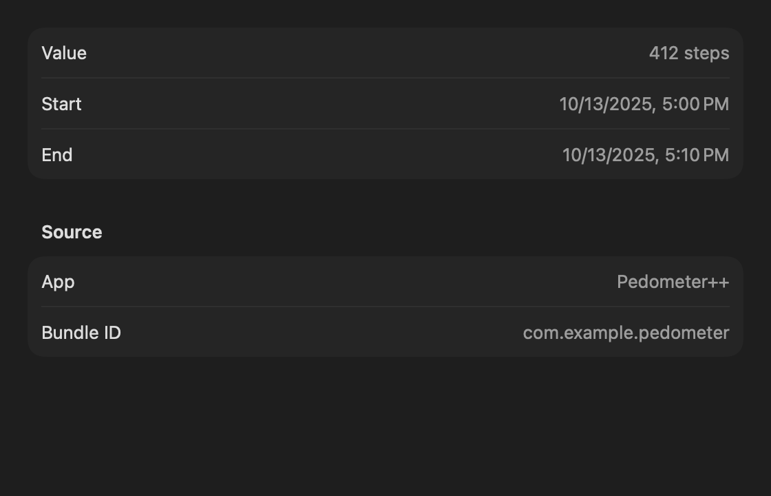 All Data: Sample without device