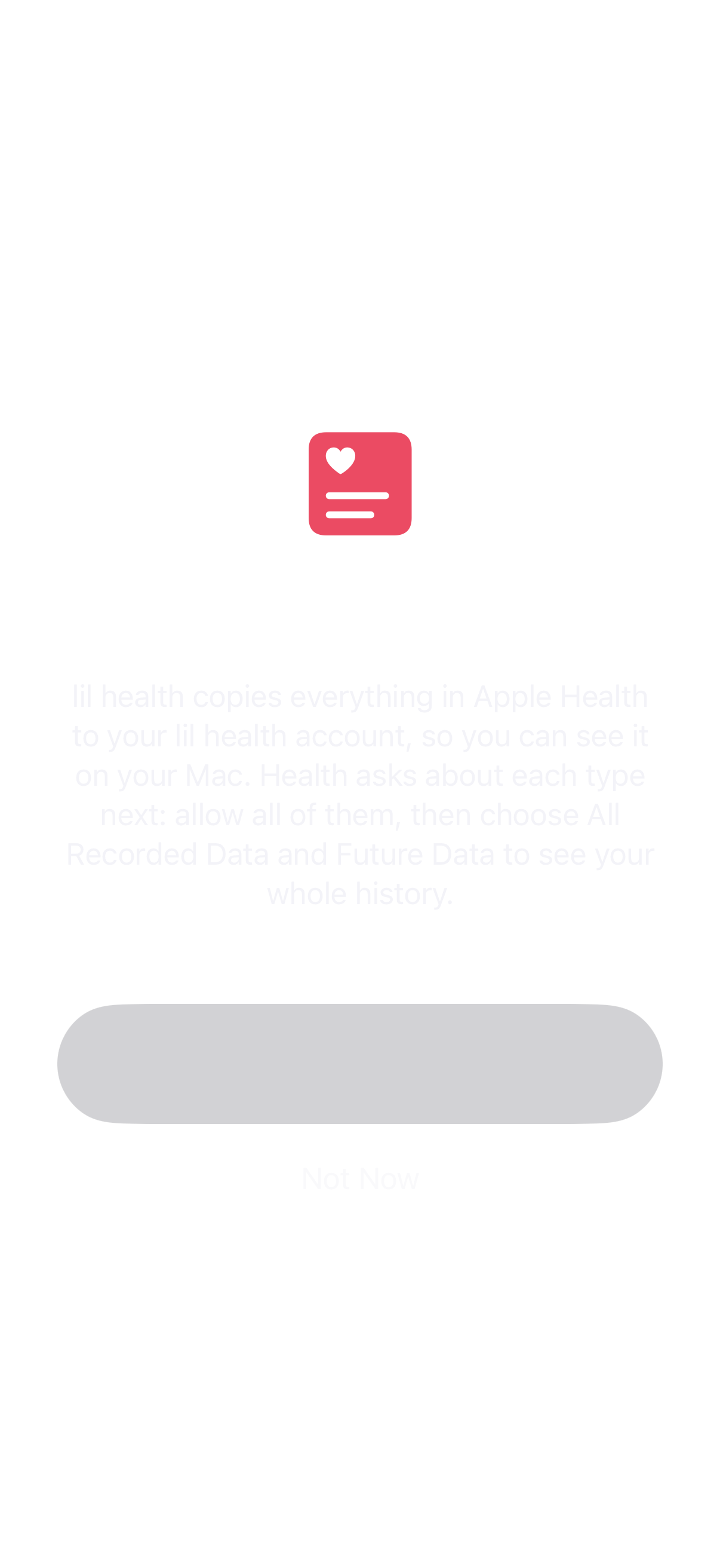 Health Access: Requesting