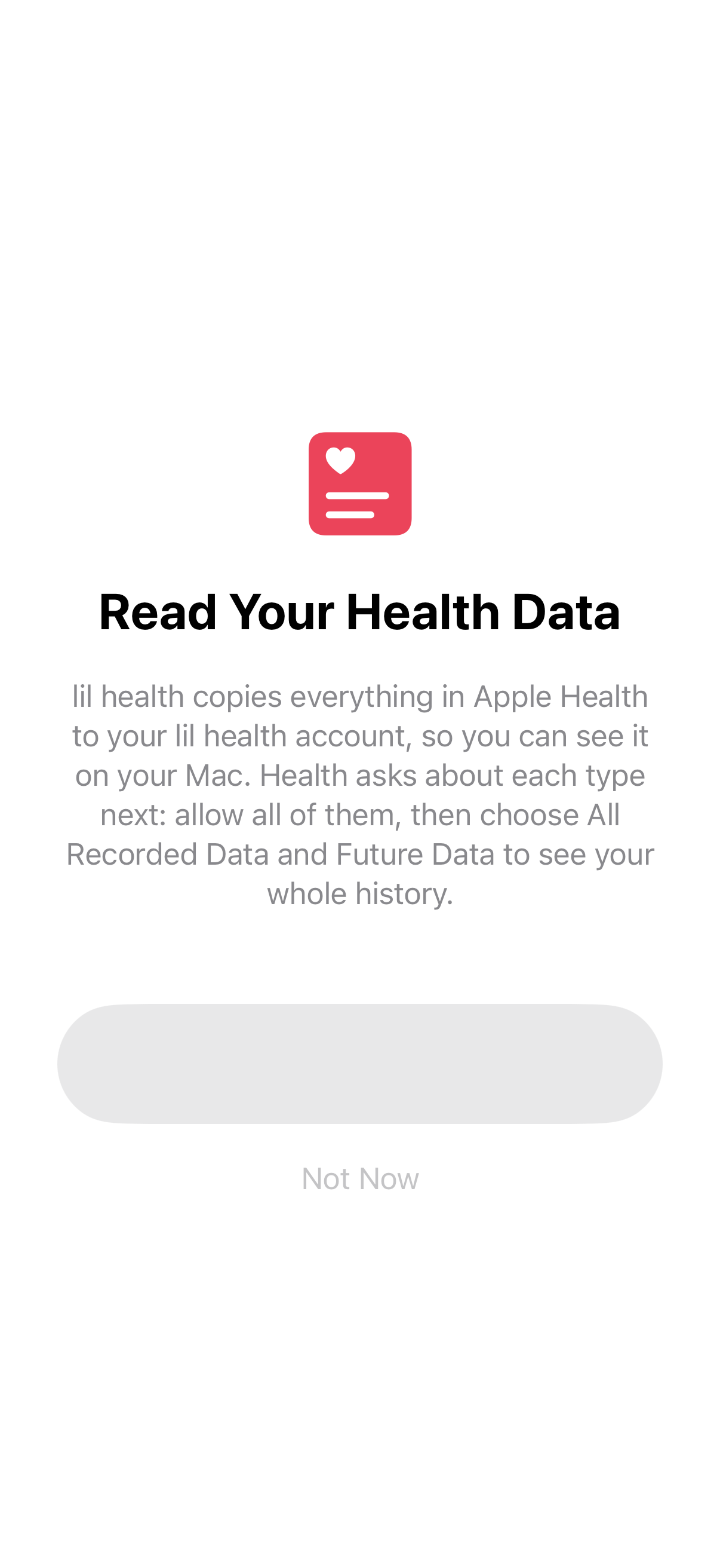 Health Access: Requesting