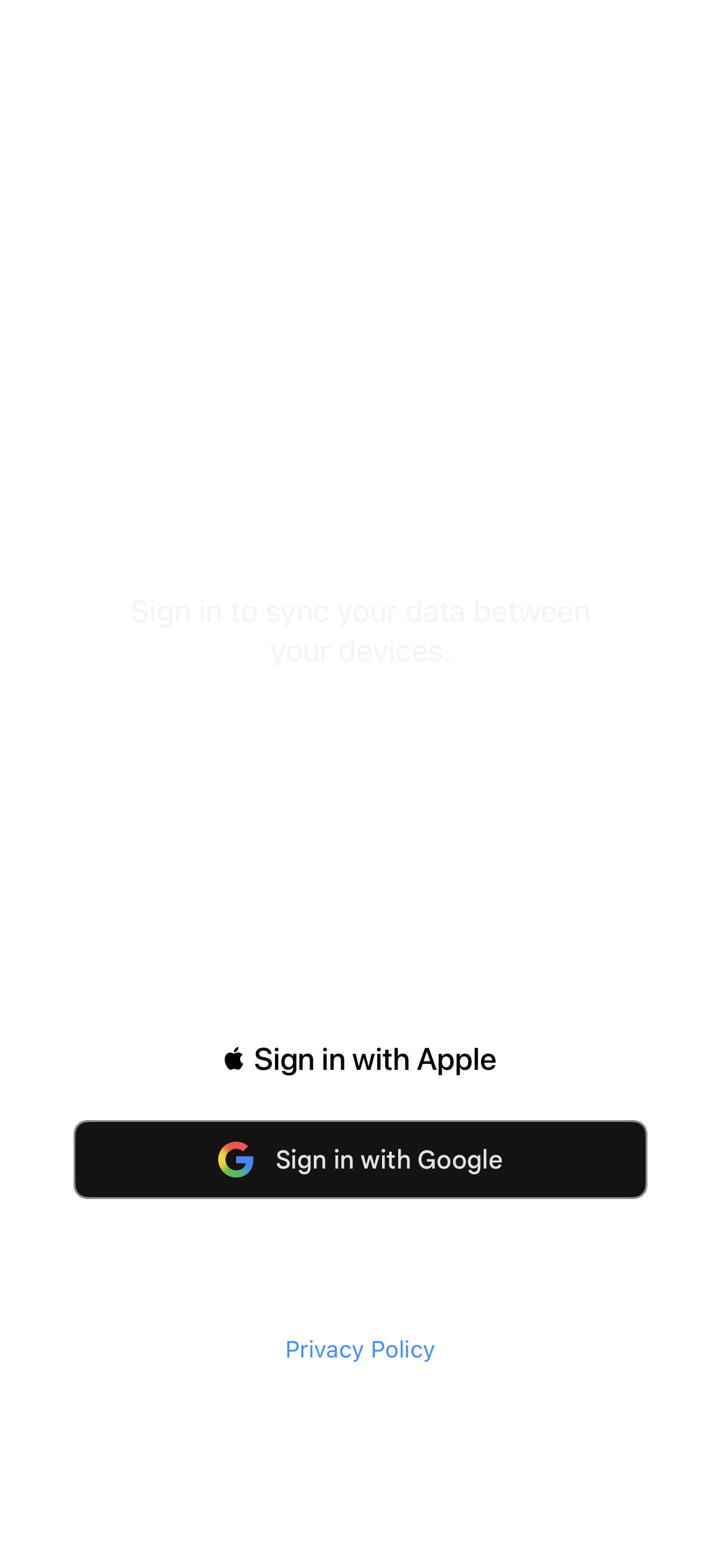 App: Signed out