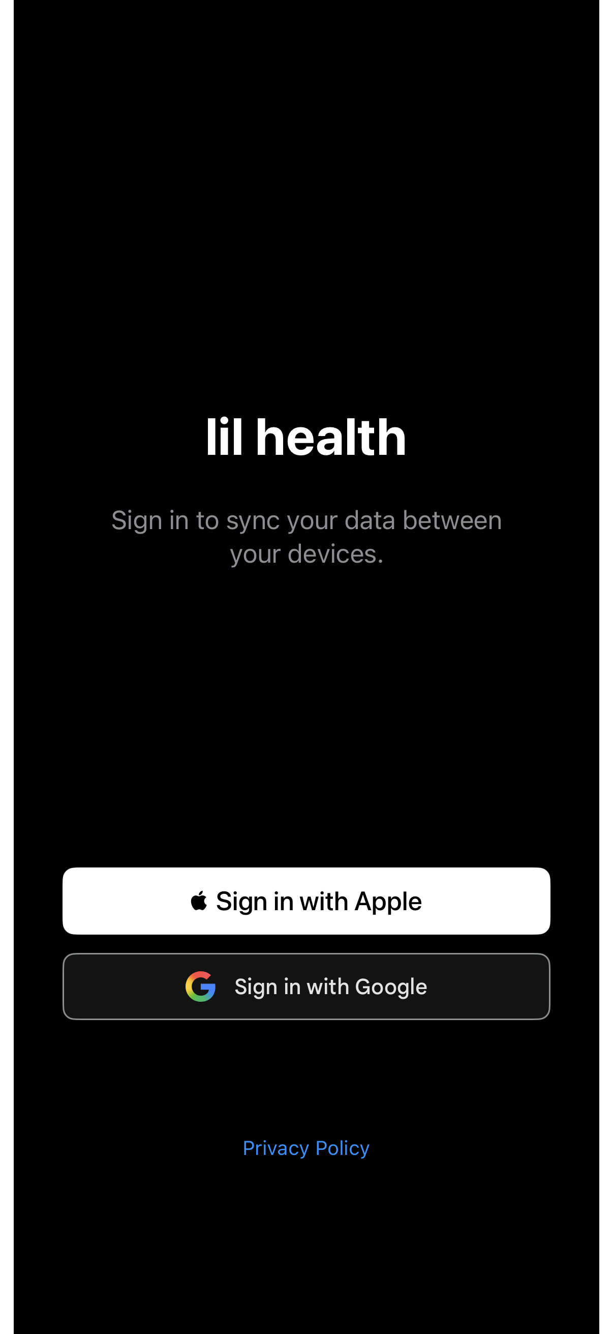 Sign In: Signed out, dark