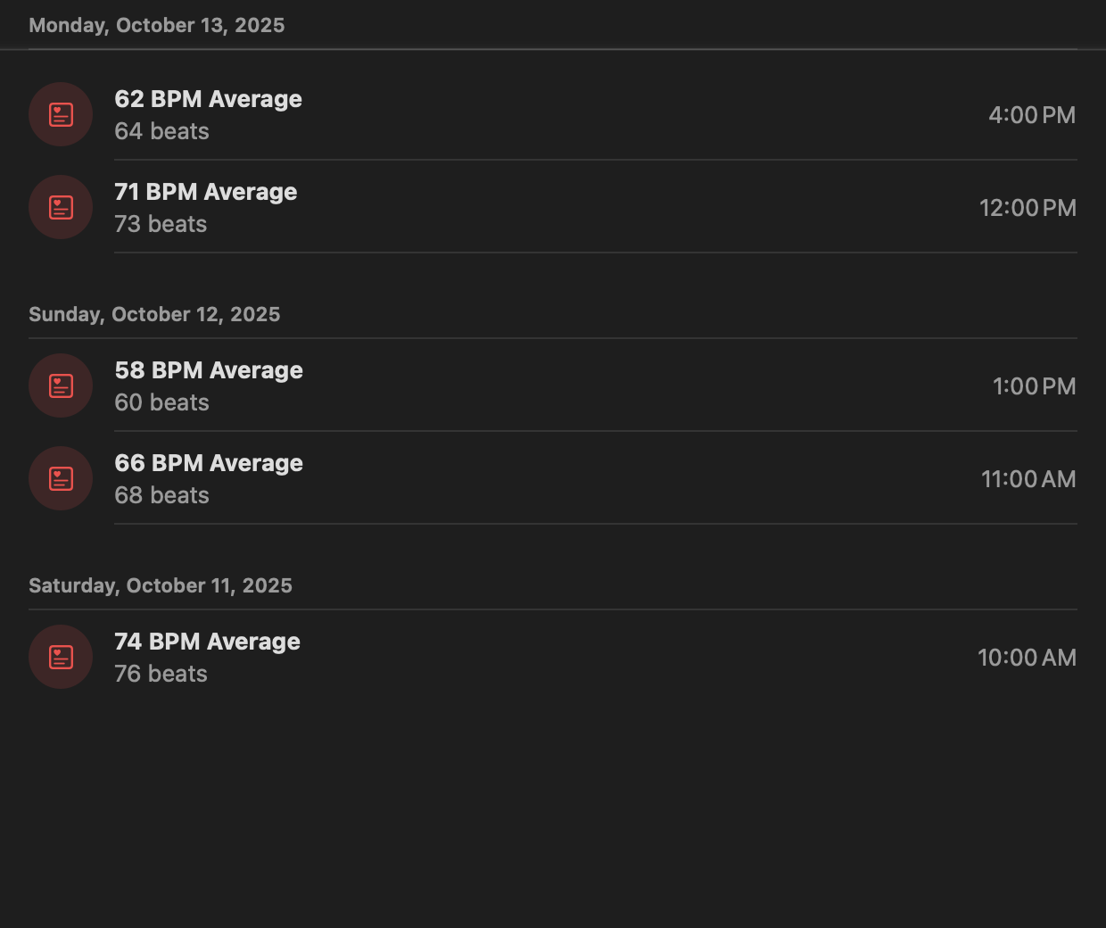 Heartbeat Series: Beat-to-beat measurements